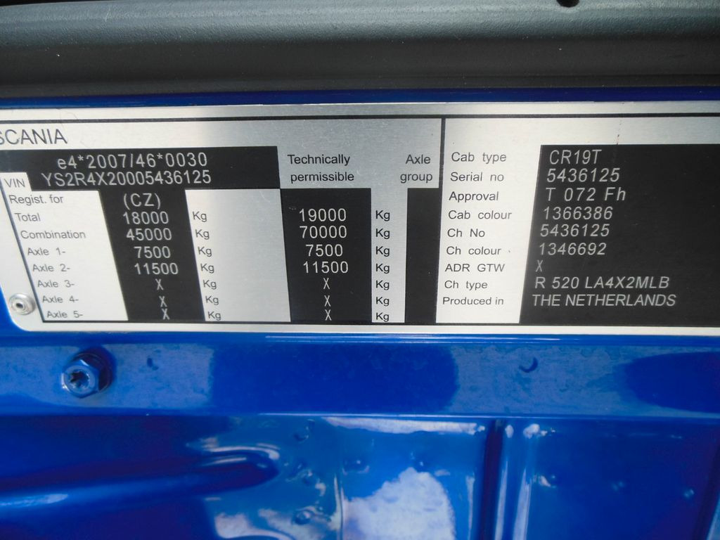 Trækker Scania R520, V8, ROSSI, LEDER, TOP!!! Scania R520, V8, ROSSI, LEDER, TOP!!!: billede 27 Trækker Scania R520, V8, ROSSI, LEDER, TOP!!! Scania R520, V8, ROSSI, LEDER, TOP!!!: billede 27