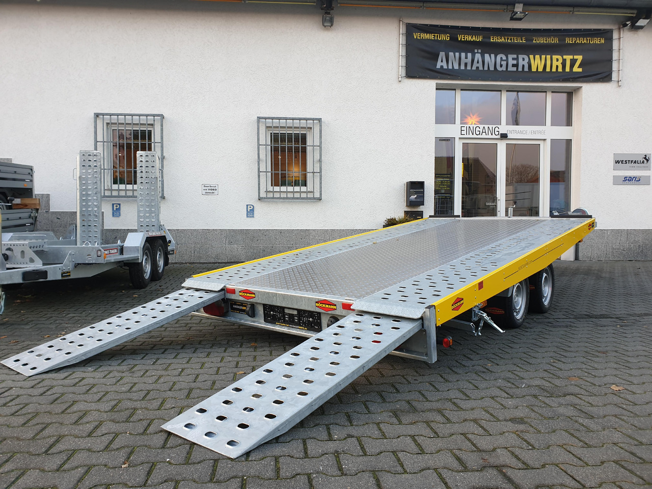 Böckmann AH 4320/35 430x208cm easyload ankipbar Aluboden 3500kg - Biltransportør påhængsvogn: billede 1 Böckmann AH 4320/35 430x208cm easyload ankipbar Aluboden 3500kg - Biltransportør påhængsvogn: billede 1