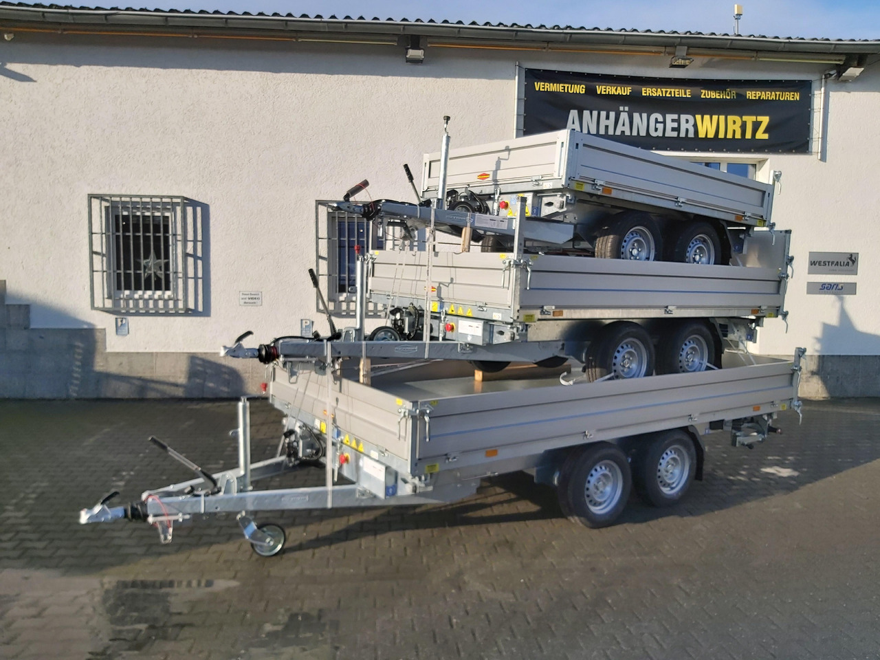 Böckmann Kipper DK AL 4121/35 Profi Elektrisch + NHP (XL) 3500kg Modell 2022 - Tipvogn påhængsvogn: billede 1 Böckmann Kipper DK AL 4121/35 Profi Elektrisch + NHP (XL) 3500kg Modell 2022 - Tipvogn påhængsvogn: billede 1