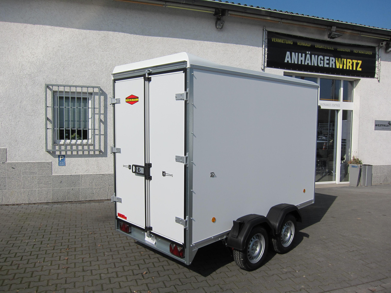 Böckmann Koffer KT 3015/20 H weiß 301x150x202cm (M) 2000kg WCF 100 km/H - Varevogn påhængsvogn: billede 3 Böckmann Koffer KT 3015/20 H weiß 301x150x202cm (M) 2000kg WCF 100 km/H - Varevogn påhængsvogn: billede 3