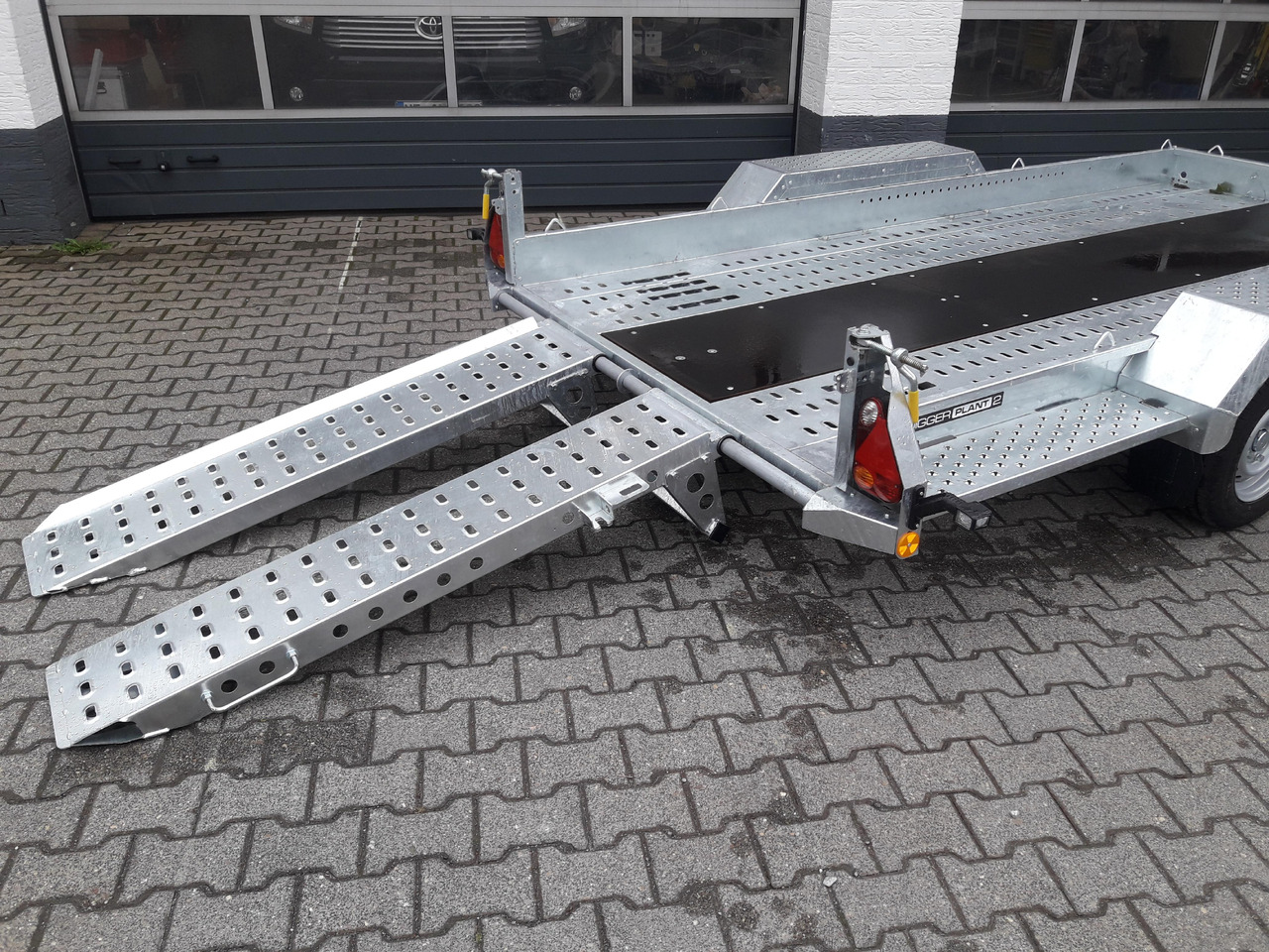 Brian James Digger Plant 543-3717-35-2 370x170cm 3500kg Rampen Reserverad 2736kg Nutzlast Aktion 24 - Maskintrailer: billede 3 Brian James Digger Plant 543-3717-35-2 370x170cm 3500kg Rampen Reserverad 2736kg Nutzlast Aktion 24 - Maskintrailer: billede 3