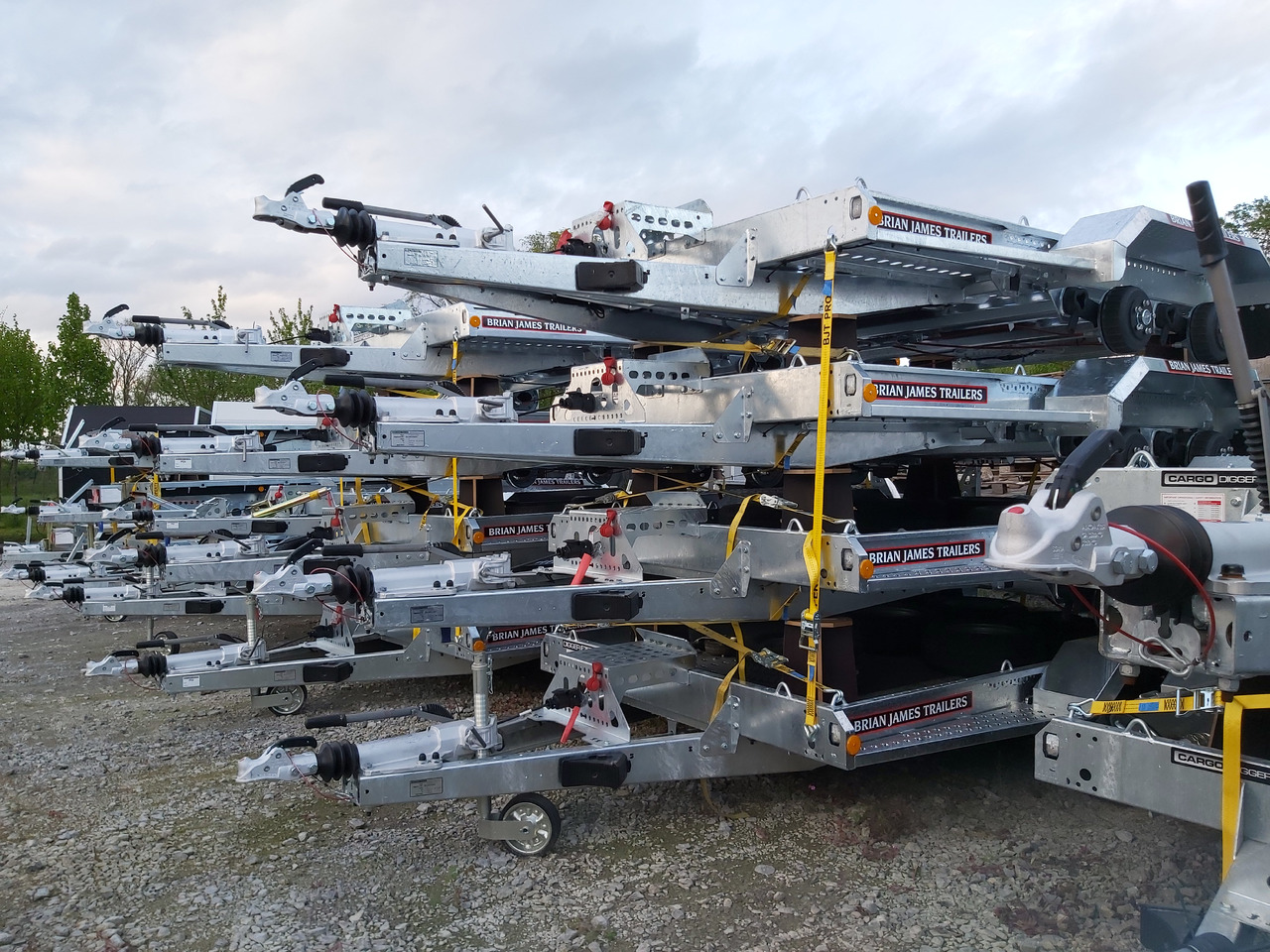 Brian James Digger Plant 543-3717-35-2 370x170cm 3500kg Rampen Reserverad 2736kg Nutzlast Aktion 24 - Maskintrailer: billede 4 Brian James Digger Plant 543-3717-35-2 370x170cm 3500kg Rampen Reserverad 2736kg Nutzlast Aktion 24 - Maskintrailer: billede 4