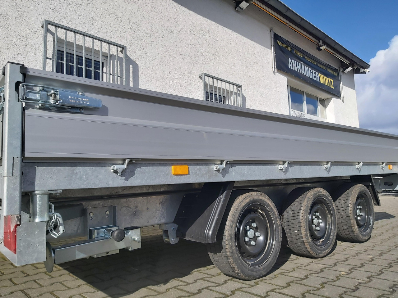 Hapert COBALT HM-3 405x200x30cm Ferro Elektro + NHP Rampen Heckstützen Tridem 3500kg Abverkauf - Tipvogn påhængsvogn: billede 4 Hapert COBALT HM-3 405x200x30cm Ferro Elektro + NHP Rampen Heckstützen Tridem 3500kg Abverkauf - Tipvogn påhængsvogn: billede 4