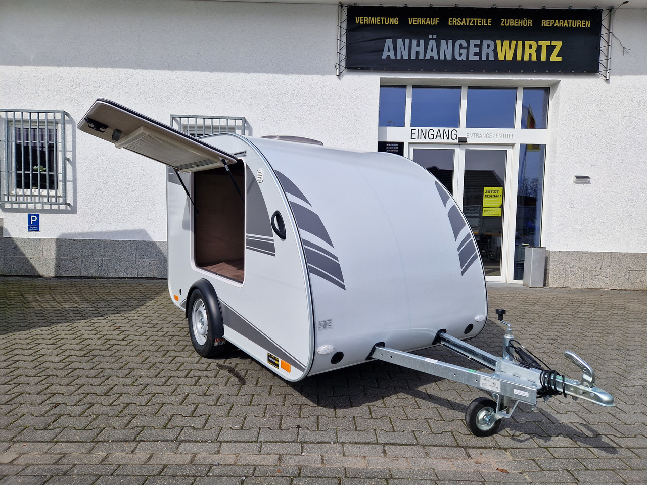 Mini Camper Mini Tommy TMC25 Basic 252x140x121cm 100 km/H 750kg ungebremst Januar AKTION - Campingvogn: billede 2 Mini Camper Mini Tommy TMC25 Basic 252x140x121cm 100 km/H 750kg ungebremst Januar AKTION - Campingvogn: billede 2