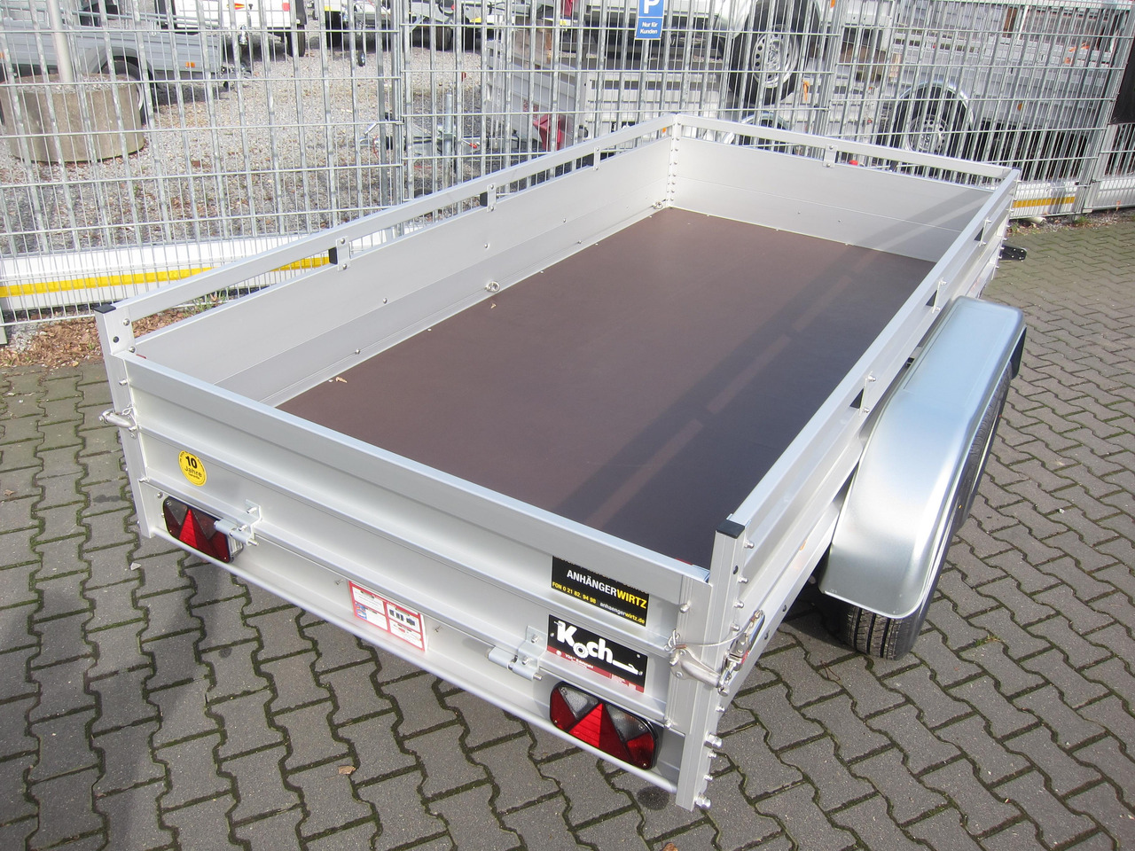 PKW Anhänger Koch Aluline 7.26 300x150x44cm (M) 2600kg Modell 2023 - Biltrailer: billede 4 PKW Anhänger Koch Aluline 7.26 300x150x44cm (M) 2600kg Modell 2023 - Biltrailer: billede 4