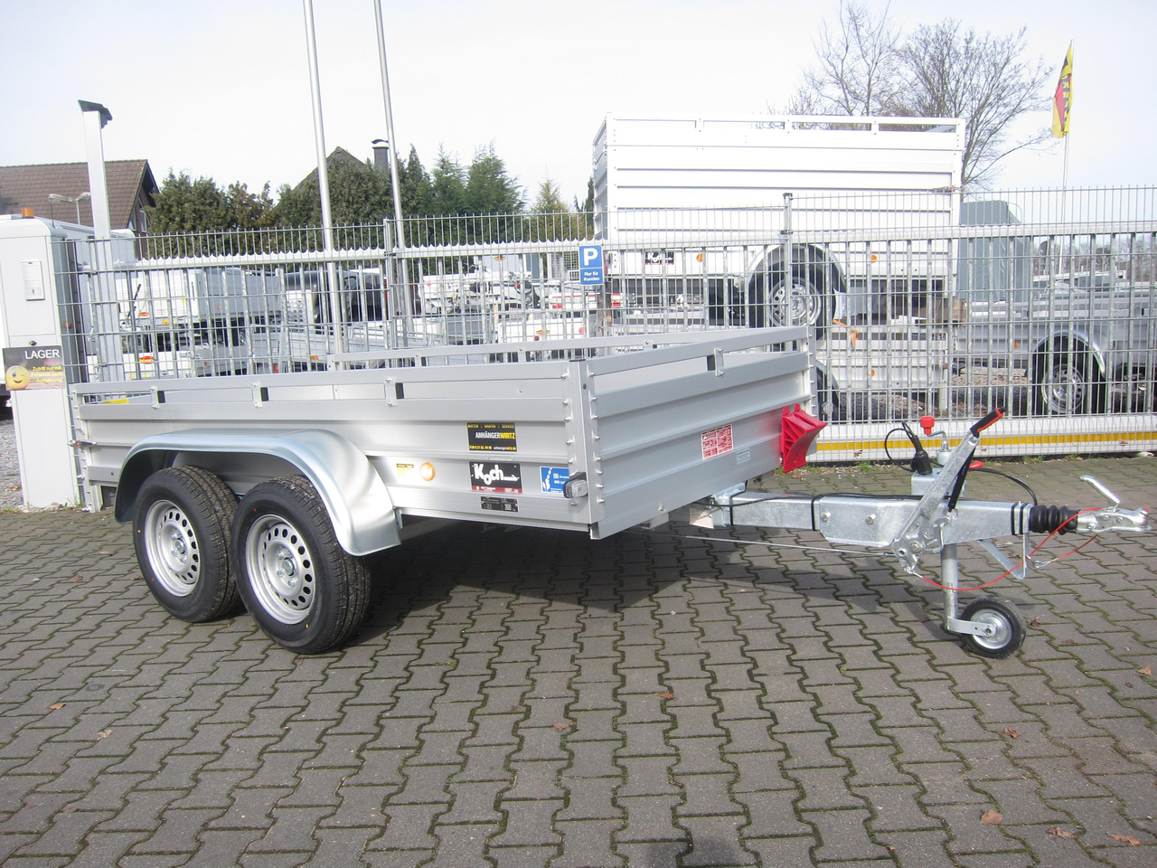 PKW Anhänger Koch Aluline 7.26 300x150x44cm (M) 2600kg Modell 2023 - Biltrailer: billede 2 PKW Anhänger Koch Aluline 7.26 300x150x44cm (M) 2600kg Modell 2023 - Biltrailer: billede 2