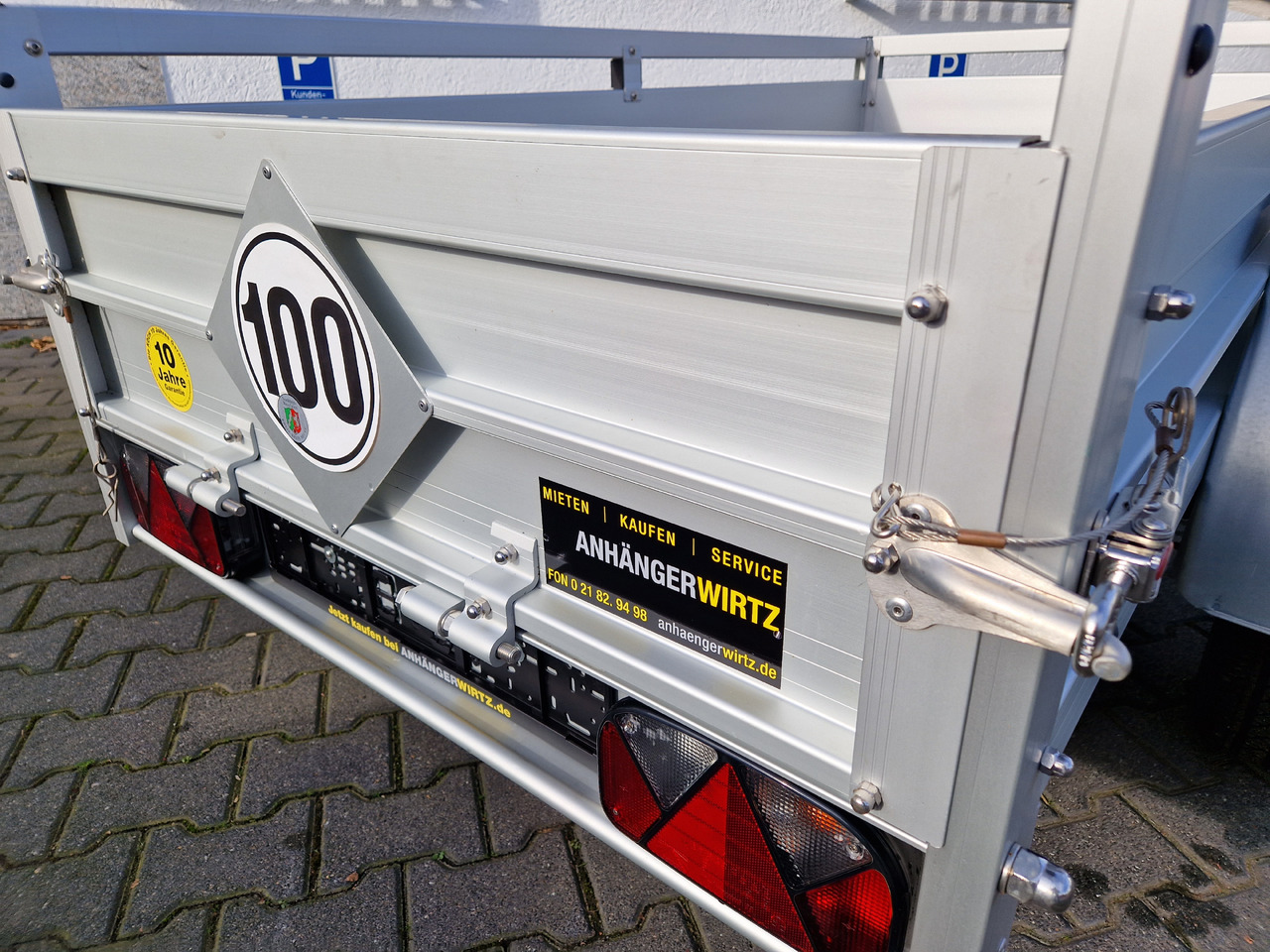 PKW Anhänger Koch Aluline B1000 205x105x40cm (XS) 1000kg 100 km/H Januar Aktion - Biltrailer: billede 2 PKW Anhänger Koch Aluline B1000 205x105x40cm (XS) 1000kg 100 km/H Januar Aktion - Biltrailer: billede 2