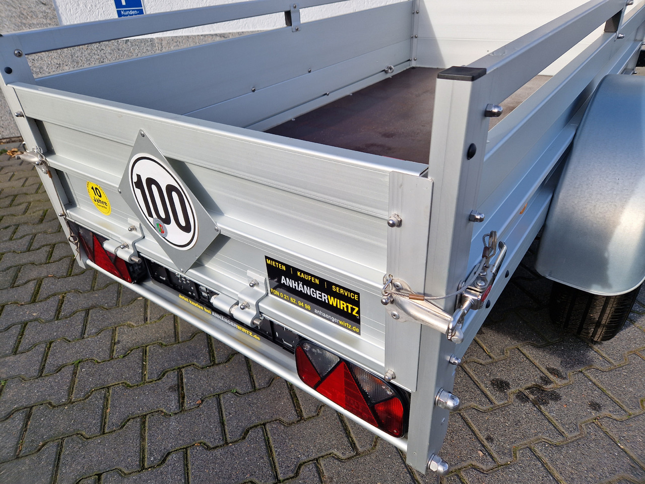 PKW Anhänger Koch Aluline B1000 205x105x40cm (XS) 1000kg 100 km/H Januar Aktion - Biltrailer: billede 3 PKW Anhänger Koch Aluline B1000 205x105x40cm (XS) 1000kg 100 km/H Januar Aktion - Biltrailer: billede 3