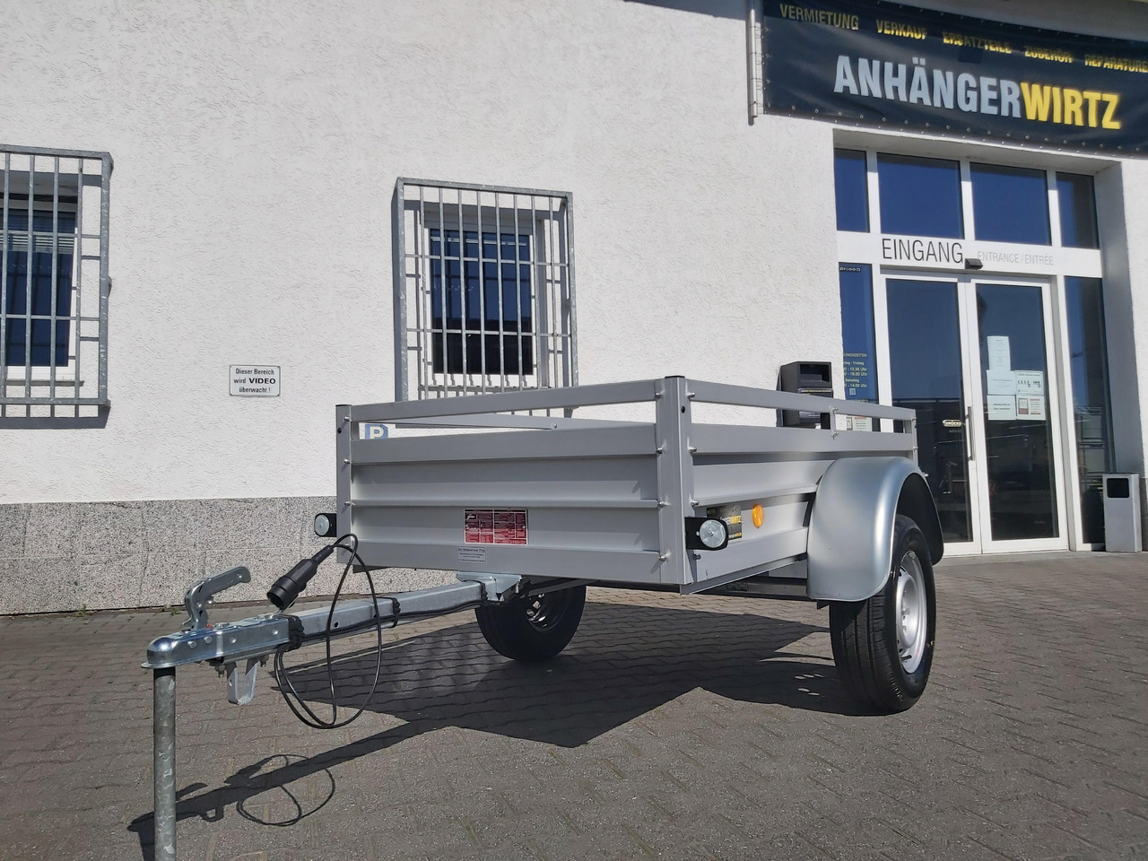 PKW Anhänger Koch Aluline U2 205x105x40cm (XS) 750kg 100 km/H order Aktion - Biltrailer: billede 1 PKW Anhänger Koch Aluline U2 205x105x40cm (XS) 750kg 100 km/H order Aktion - Biltrailer: billede 1