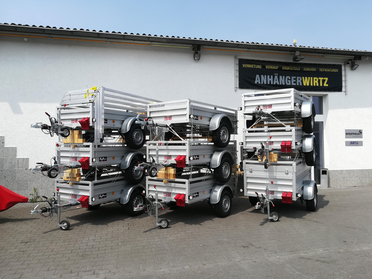 PKW Anhänger Koch Aluline U2 205x105x40cm (XS) 750kg 100 km/H order Aktion - Biltrailer: billede 5 PKW Anhänger Koch Aluline U2 205x105x40cm (XS) 750kg 100 km/H order Aktion - Biltrailer: billede 5