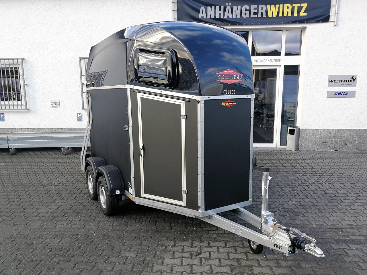 Pferdeanhänger Böckmann DUO Esprit silver black Haube schwarz 2400kg Modell 2024 - Hestetrailer: billede 5 Pferdeanhänger Böckmann DUO Esprit silver black Haube schwarz 2400kg Modell 2024 - Hestetrailer: billede 5