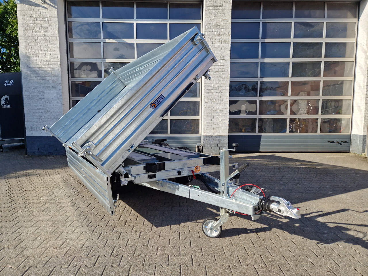 Saris Kipper 3 SKS 310 176 40cm Stahlwände HD elektro Notpumpe Alurampen Stützen 3000kg 100km/H - Tipvogn påhængsvogn: billede 2 Saris Kipper 3 SKS 310 176 40cm Stahlwände HD elektro Notpumpe Alurampen Stützen 3000kg 100km/H - Tipvogn påhængsvogn: billede 2