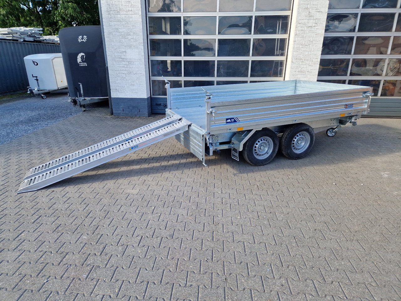 Saris Kipper 3 SKS 310 176 40cm Stahlwände HD elektro Notpumpe Alurampen Stützen 3000kg 100km/H - Tipvogn påhængsvogn: billede 3 Saris Kipper 3 SKS 310 176 40cm Stahlwände HD elektro Notpumpe Alurampen Stützen 3000kg 100km/H - Tipvogn påhængsvogn: billede 3