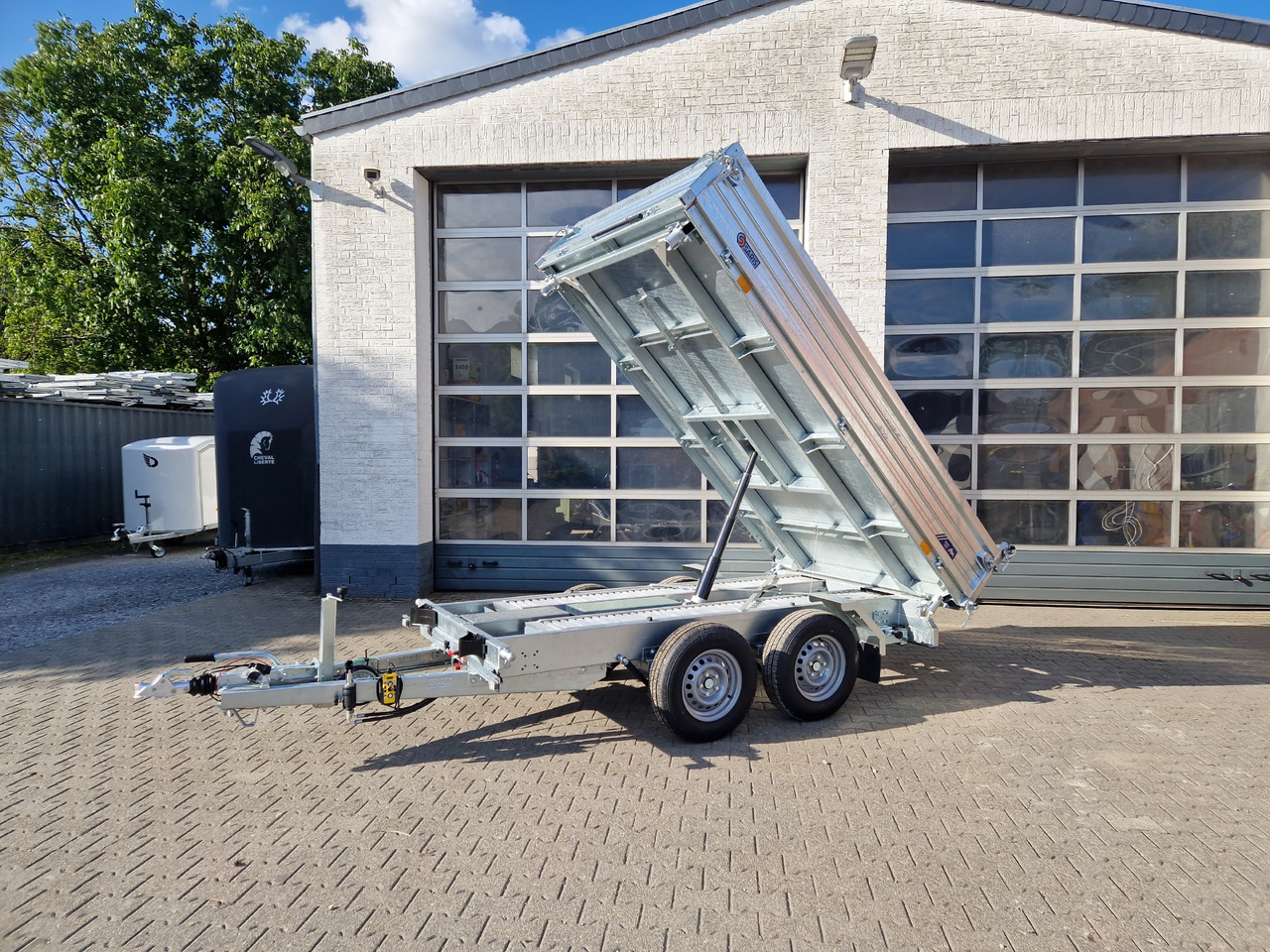 Saris Kipper 3 SKS 310 176 40cm Stahlwände HD elektro Notpumpe Alurampen Stützen 3000kg 100km/H - Tipvogn påhængsvogn: billede 5 Saris Kipper 3 SKS 310 176 40cm Stahlwände HD elektro Notpumpe Alurampen Stützen 3000kg 100km/H - Tipvogn påhængsvogn: billede 5