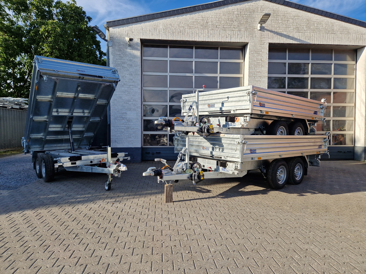 Saris Kipper 3 SKS 310 176 40cm Stahlwände HD elektro Notpumpe Alurampen Stützen 3500kg 100km/H - Tipvogn påhængsvogn: billede 2 Saris Kipper 3 SKS 310 176 40cm Stahlwände HD elektro Notpumpe Alurampen Stützen 3500kg 100km/H - Tipvogn påhængsvogn: billede 2