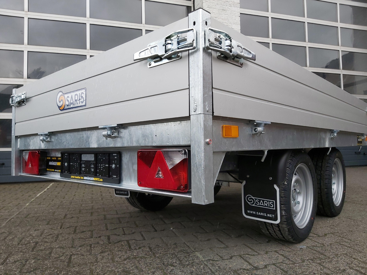 Ladtrailer Saris PL 276 150 2000 2 276x150x30cm 13" (S) 2000kg Online Aktion: billede 8
