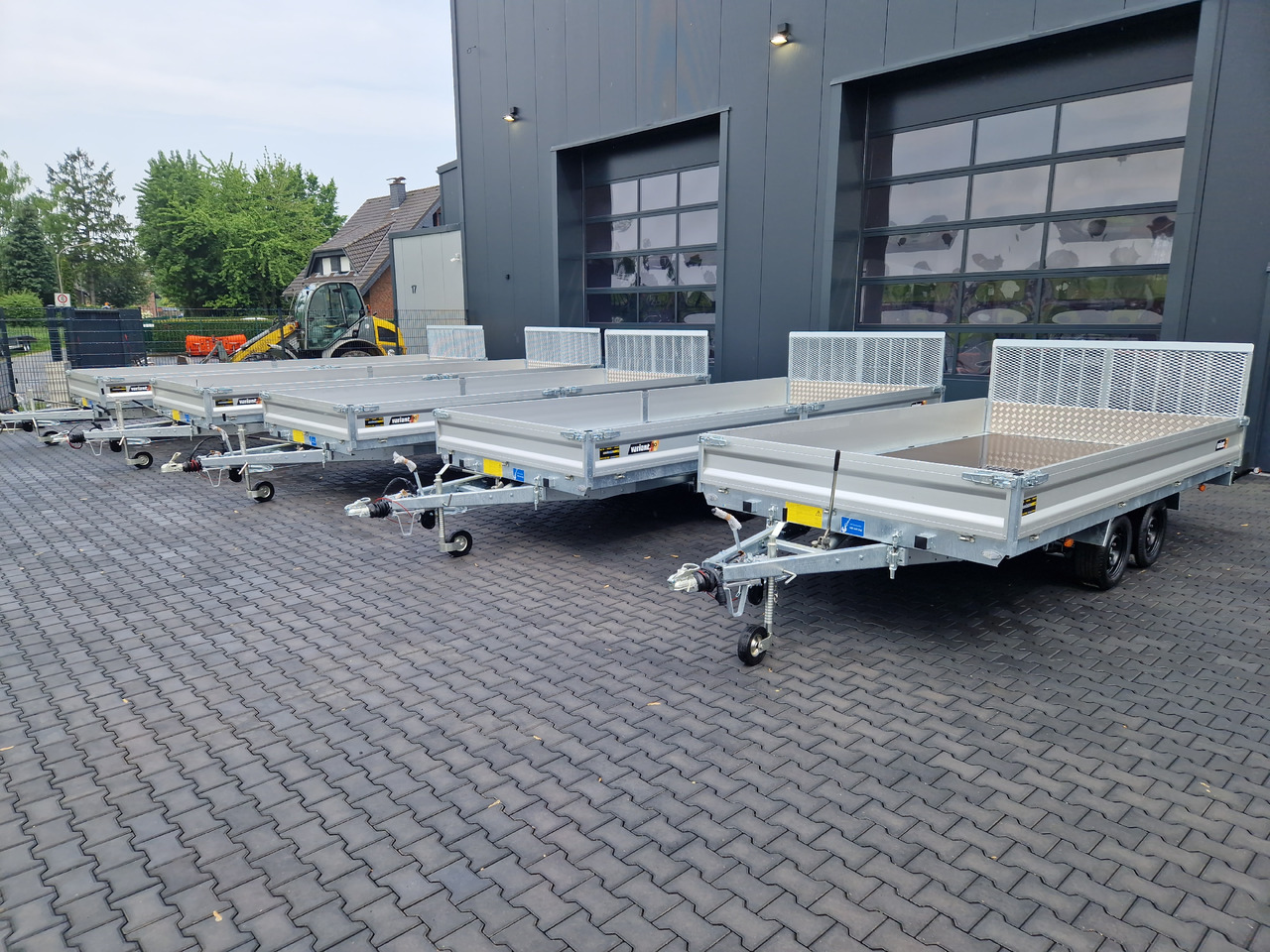 Variant Maschinentransporter 3542 UX Maxi Load Tandem Parabelfeder LED Felgen black 3500kg - Maskintrailer: billede 3 Variant Maschinentransporter 3542 UX Maxi Load Tandem Parabelfeder LED Felgen black 3500kg - Maskintrailer: billede 3