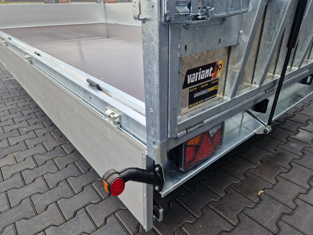 Variant Maschinentransporter 3552 UX Maxi Load 520x210x30cm Tandem Parabelfederung LED 3500kg - Maskintrailer: billede 3 Variant Maschinentransporter 3552 UX Maxi Load 520x210x30cm Tandem Parabelfederung LED 3500kg - Maskintrailer: billede 3