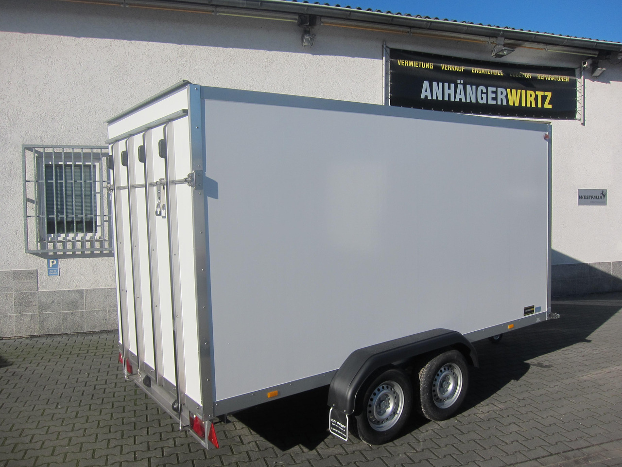 WM Meyer Koffer AZ 2740/185 S35 + Heckrampe 401x185x205cm (XL) 2700kg Januar Aktion Modell 2024 - Varevogn påhængsvogn: billede 5 WM Meyer Koffer AZ 2740/185 S35 + Heckrampe 401x185x205cm (XL) 2700kg Januar Aktion Modell 2024 - Varevogn påhængsvogn: billede 5