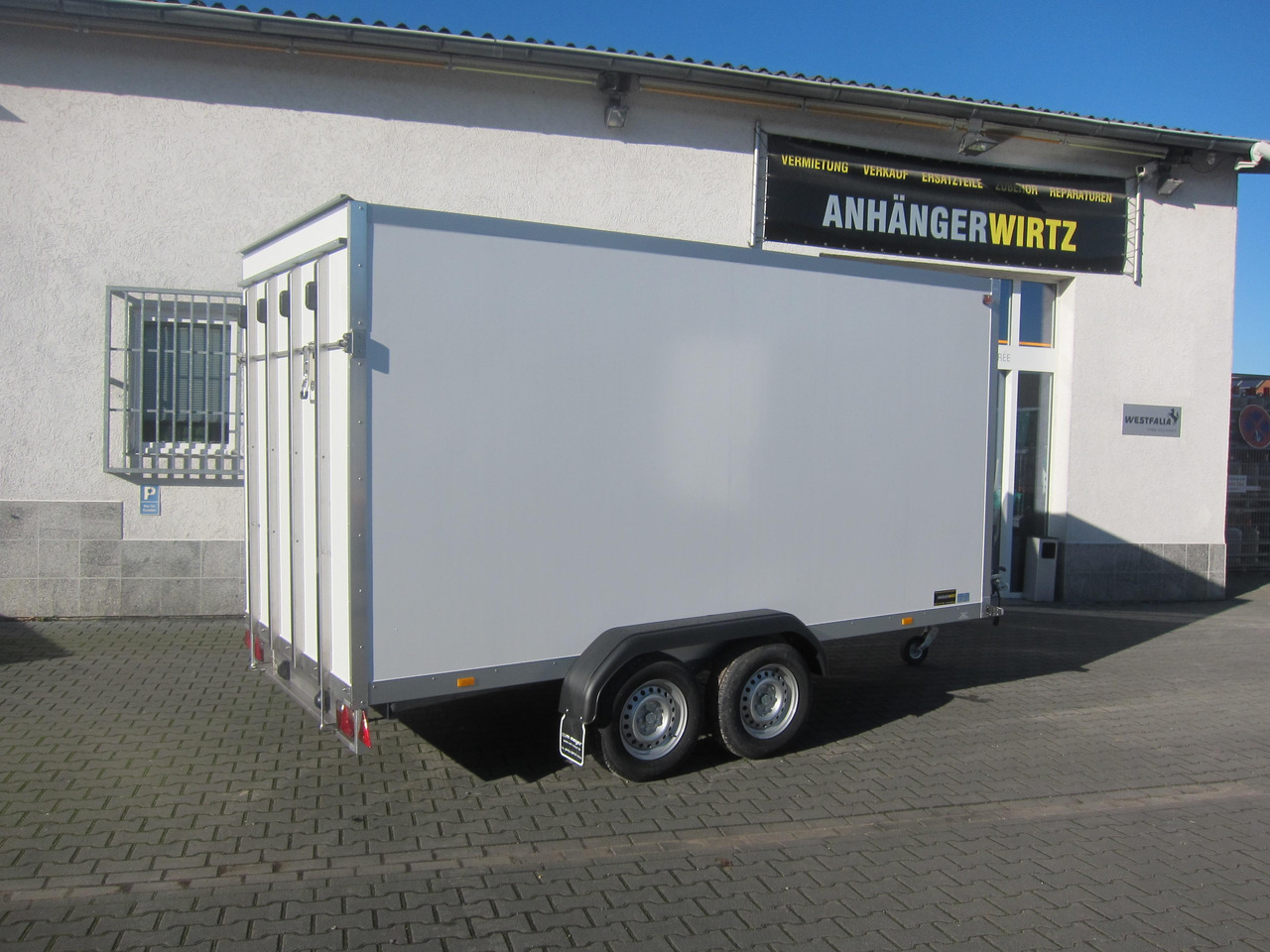 WM Meyer Koffer AZ 2740/185 S35 + Heckrampe 401x185x205cm (XL) 2700kg Januar Aktion Modell 2024 - Varevogn påhængsvogn: billede 4 WM Meyer Koffer AZ 2740/185 S35 + Heckrampe 401x185x205cm (XL) 2700kg Januar Aktion Modell 2024 - Varevogn påhængsvogn: billede 4