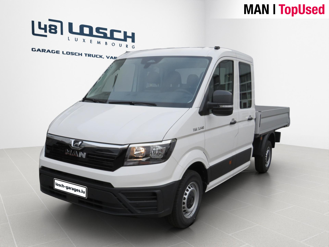 MAN TGE 3.140 4X2F L3 SB Doka Pritsche - Ladbil, Mandskabsbil: billede 1 MAN TGE 3.140 4X2F L3 SB Doka Pritsche - Ladbil, Mandskabsbil: billede 1