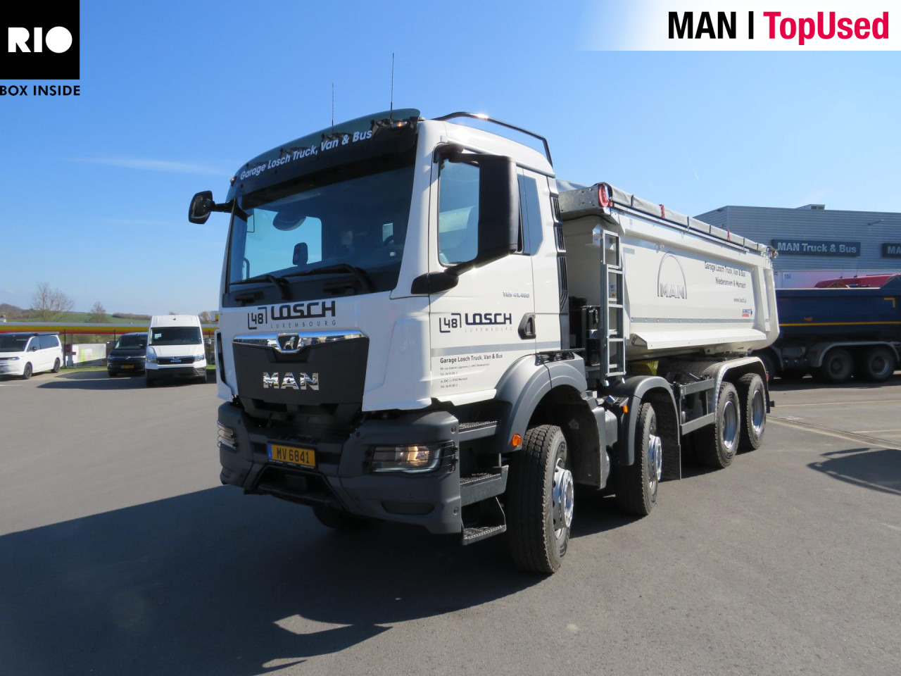 MAN TGS 41.480 8x4 BB CH Schmitz Muldenkipper Retarder - Tipvogn lastbil: billede 1 MAN TGS 41.480 8x4 BB CH Schmitz Muldenkipper Retarder - Tipvogn lastbil: billede 1