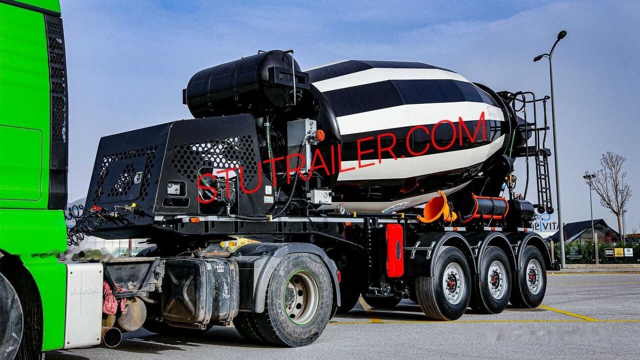 STU 14,7m3 Concrete Mixer Trailer - Betontrailer: billede 4 STU 14,7m3 Concrete Mixer Trailer - Betontrailer: billede 4