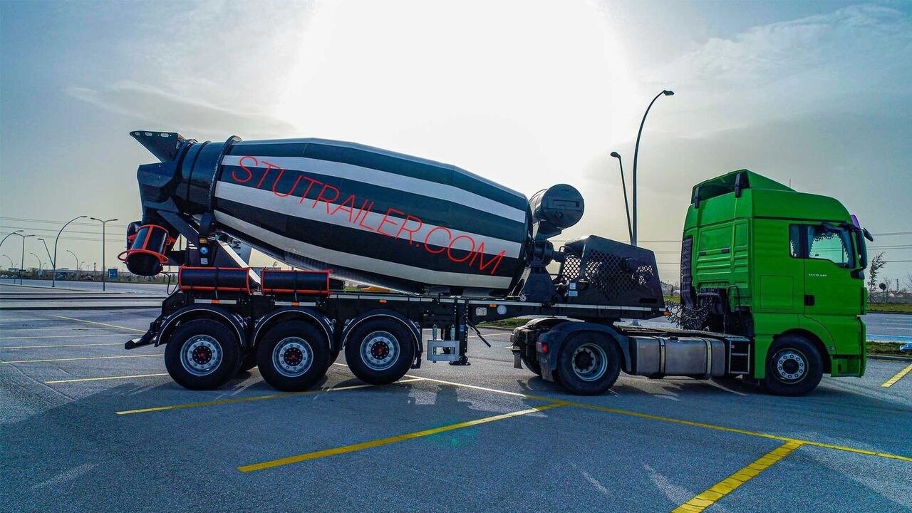 STU 14,7m3 Concrete Mixer Trailer - Betontrailer: billede 3 STU 14,7m3 Concrete Mixer Trailer - Betontrailer: billede 3