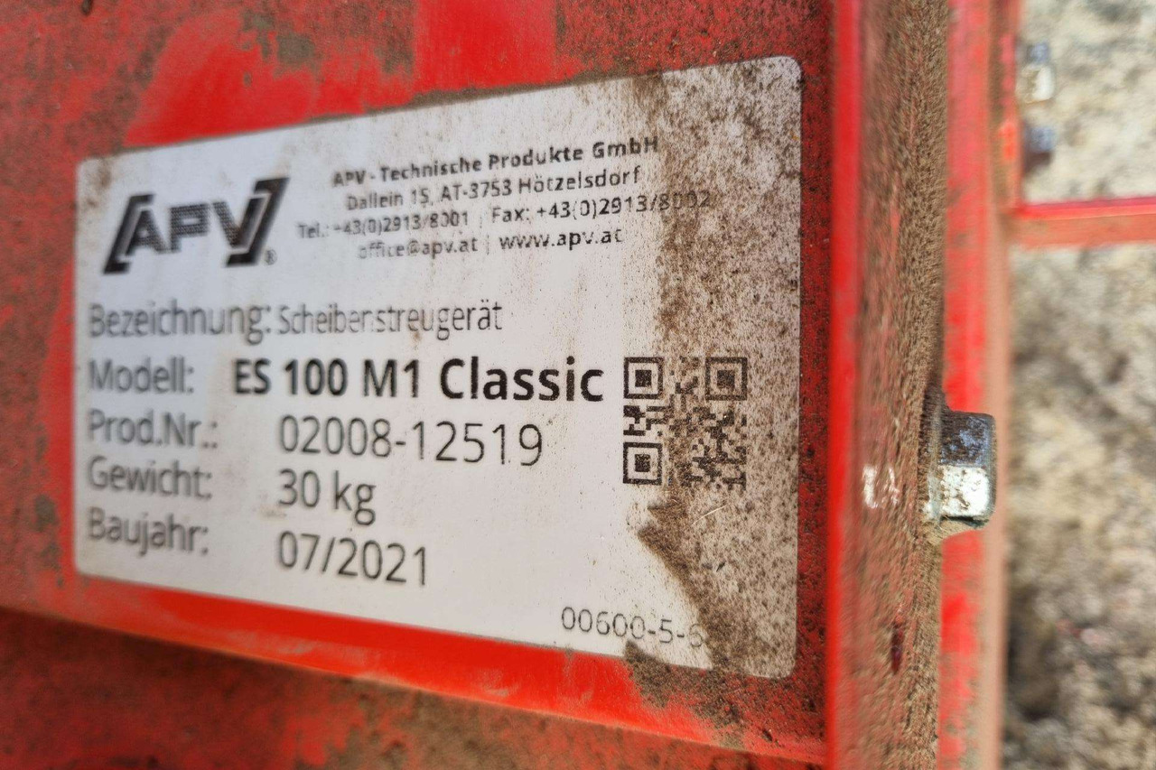 APV ES 100 - Gødningsspreder: billede 5 APV ES 100 - Gødningsspreder: billede 5