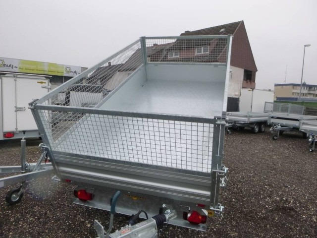 Humbaur 3-Seitenkipper HTK 3000.31 Alu, mit Laubgitteraufsatz, 3140 x 1750 x 350 mm, 3,0 to. - Tipvogn påhængsvogn: billede 3 Humbaur 3-Seitenkipper HTK 3000.31 Alu, mit Laubgitteraufsatz, 3140 x 1750 x 350 mm, 3,0 to. - Tipvogn påhængsvogn: billede 3