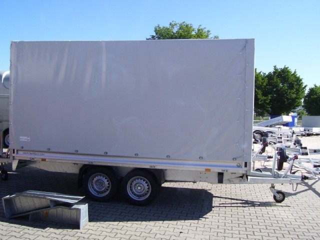 Ny Biltrailer Humbaur HT 253118 Hochlader 2,5 to. mit Hochplane 200 cm: billede 6 Ny Biltrailer Humbaur HT 253118 Hochlader 2,5 to. mit Hochplane 200 cm: billede 6