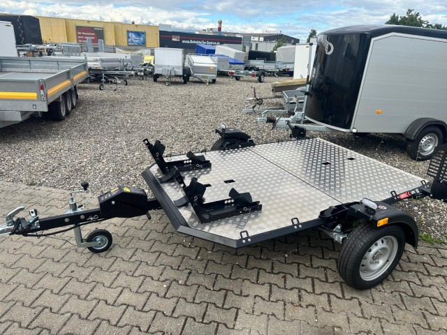 Lorries Motorradanhänger MT-2, 0,75 to. 240 x 174 cm, Alufelgen - MC-trailer: billede 2 Lorries Motorradanhänger MT-2, 0,75 to. 240 x 174 cm, Alufelgen - MC-trailer: billede 2
