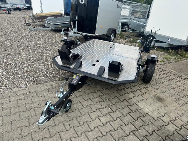 Lorries Motorradanhänger MT-2, 0,75 to. 240 x 174 cm, Alufelgen - MC-trailer: billede 1 Lorries Motorradanhänger MT-2, 0,75 to. 240 x 174 cm, Alufelgen - MC-trailer: billede 1