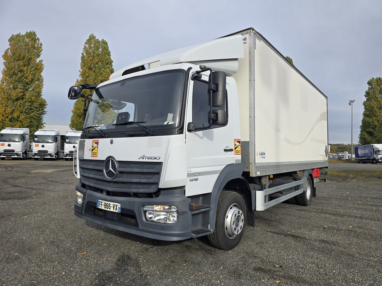 MERCEDES-BENZ Atego 1218 - Box - LIFT - SIDE DOOR - ADR - Lastbil varevogn: billede 1 MERCEDES-BENZ Atego 1218 - Box - LIFT - SIDE DOOR - ADR - Lastbil varevogn: billede 1