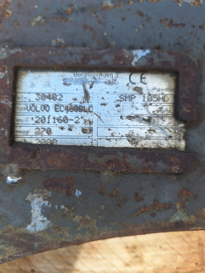 SMP 105HD Volvo EC460 BLC - Hurtigskift for Entreprenørmaskin: billede 3 SMP 105HD Volvo EC460 BLC - Hurtigskift for Entreprenørmaskin: billede 3