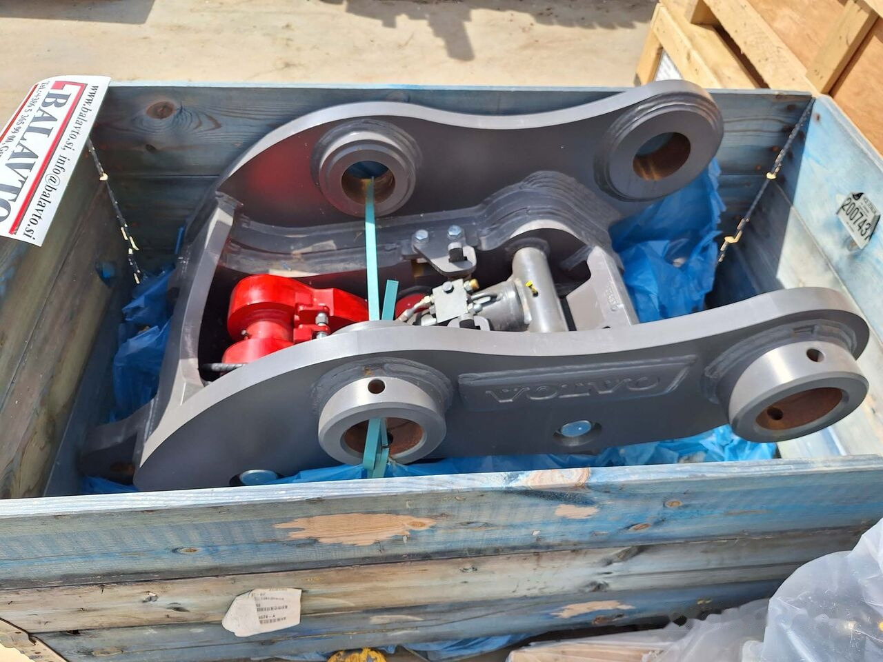 Volvo 8296852   Volvo EC350/380 - Hurtigskift for Gravemaskine: billede 2 Volvo 8296852   Volvo EC350/380 - Hurtigskift for Gravemaskine: billede 2