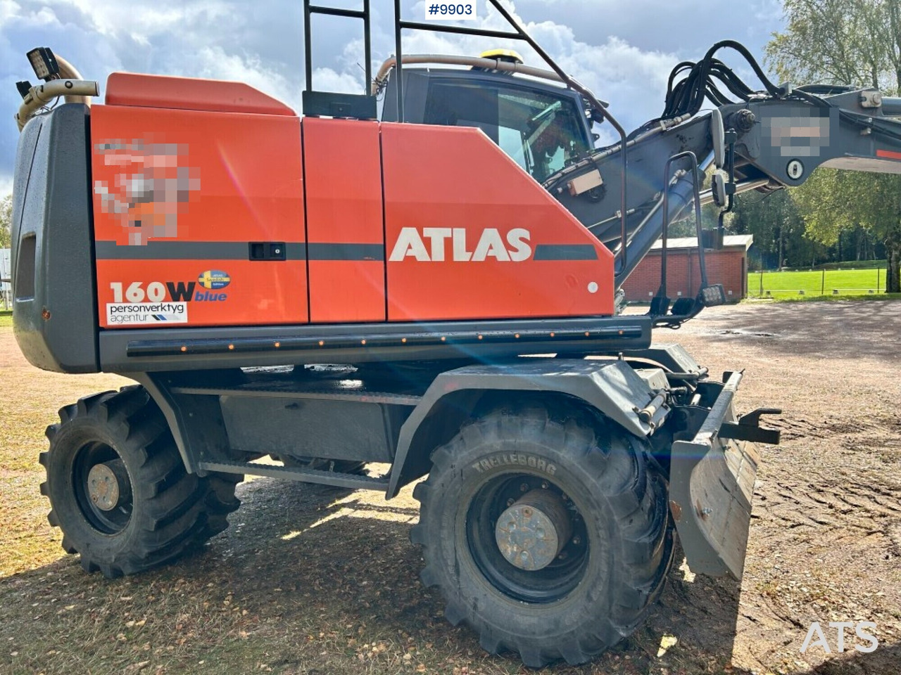 Atlas 160 wheel excavator with tiltrotator and attachments - Hjulgravemaskine: billede 4 Atlas 160 wheel excavator with tiltrotator and attachments - Hjulgravemaskine: billede 4