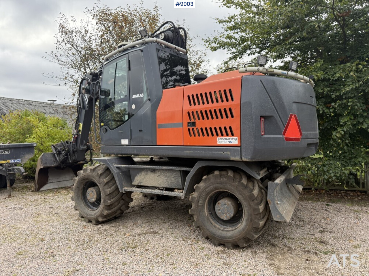 Atlas 160 wheel excavator with tiltrotator and attachments - Hjulgravemaskine: billede 3 Atlas 160 wheel excavator with tiltrotator and attachments - Hjulgravemaskine: billede 3