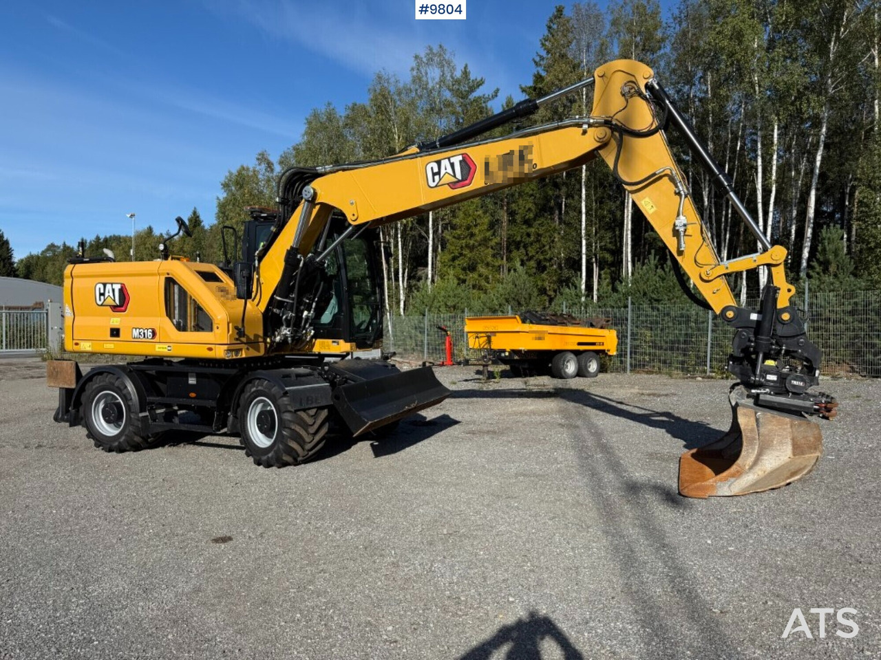 CAT M316 wheel excavator with tiltrotator, 3D excavation system, and grader bucket - Hjulgravemaskine: billede 1 CAT M316 wheel excavator with tiltrotator, 3D excavation system, and grader bucket - Hjulgravemaskine: billede 1