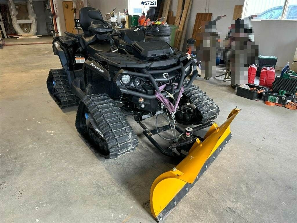 ATV/ Quad Can-Am Outlander 1000 Max XTP with track kit, plow and sa: billede 1