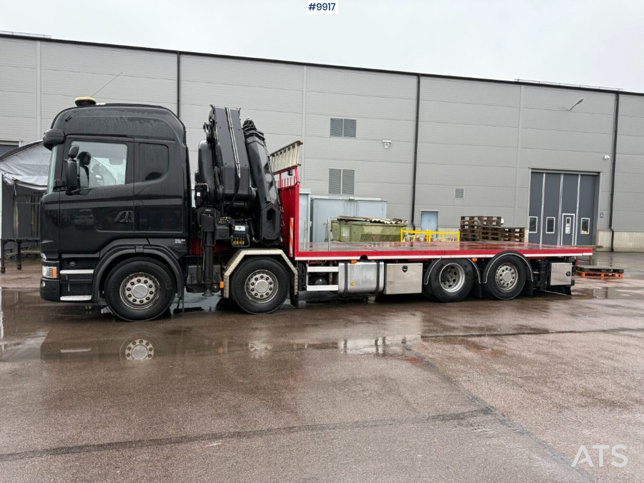 Crane truck/Flatbed truck Scania R520 8X2*6 HIAB XS 855E-8 HIPRO - Lastbil med lad, Lastbil med kran: billede 2 Crane truck/Flatbed truck Scania R520 8X2*6 HIAB XS 855E-8 HIPRO - Lastbil med lad, Lastbil med kran: billede 2