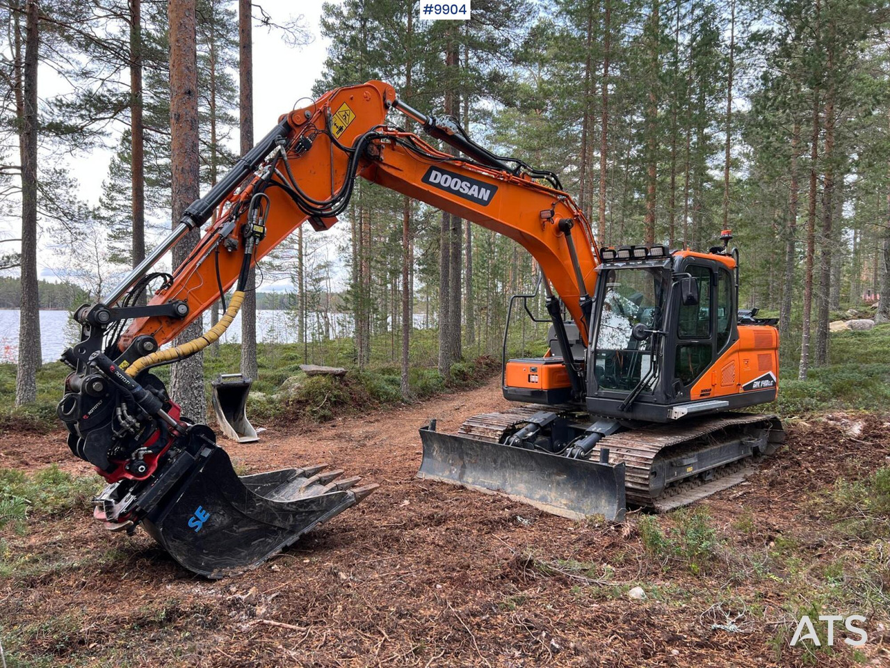 Doosan DX140LC-7 Excavator with rotor and equipments - Bæltegravemaskine: billede 1 Doosan DX140LC-7 Excavator with rotor and equipments - Bæltegravemaskine: billede 1