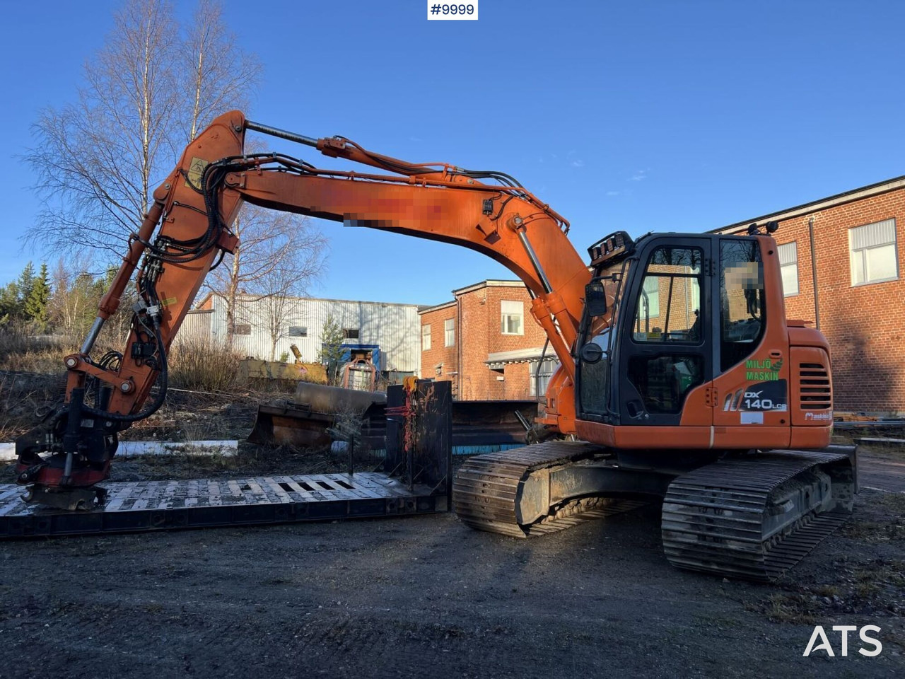 Bæltegravemaskine Doosan DX140LCR-3 Excavator with rotator: billede 11