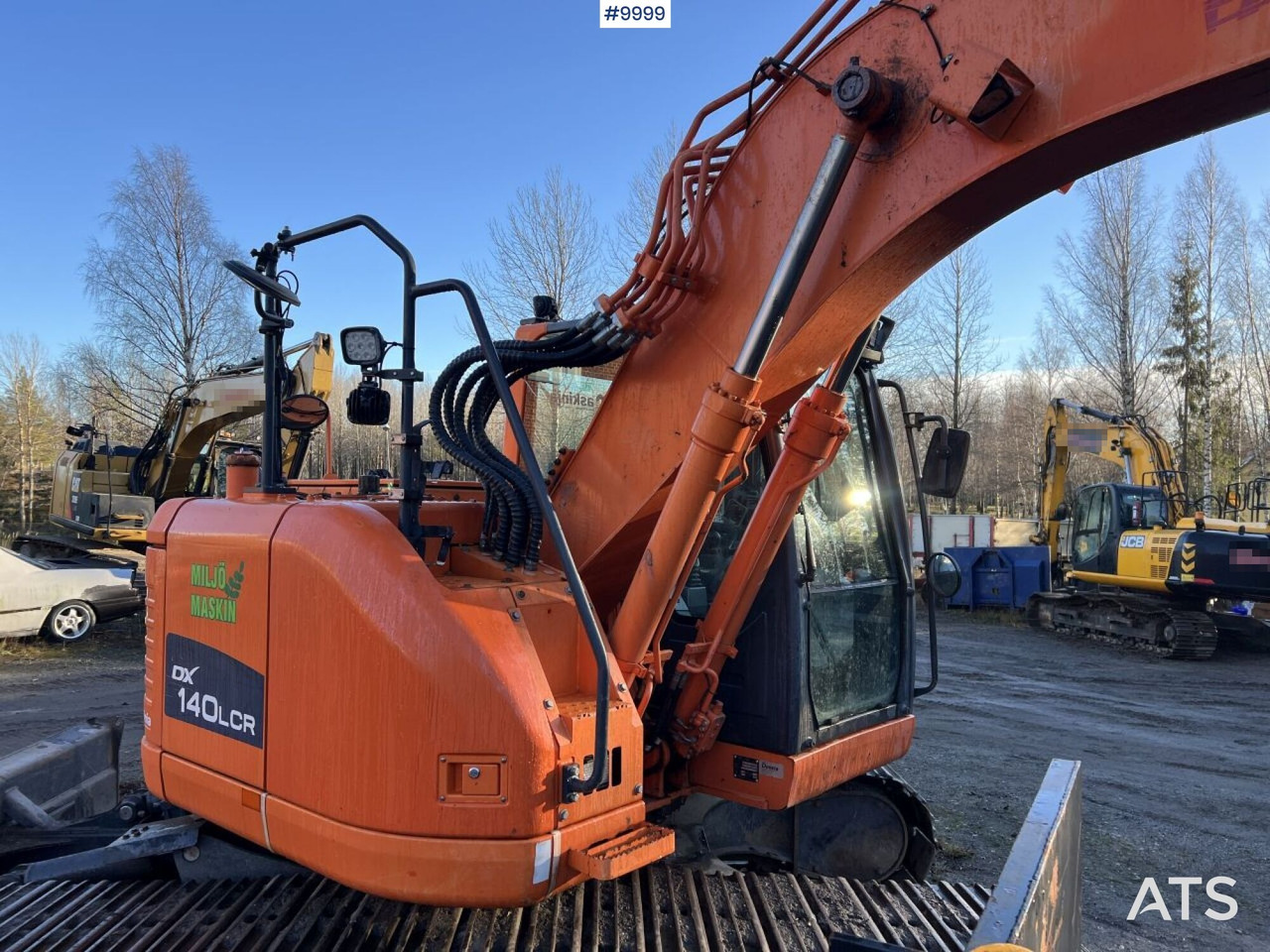 Bæltegravemaskine Doosan DX140LCR-3 Excavator with rotator: billede 18