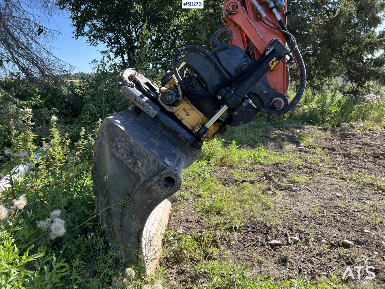 Hitachi ZX140 W-5B with rotor and planer bucket - Hjulgravemaskine: billede 5 Hitachi ZX140 W-5B with rotor and planer bucket - Hjulgravemaskine: billede 5