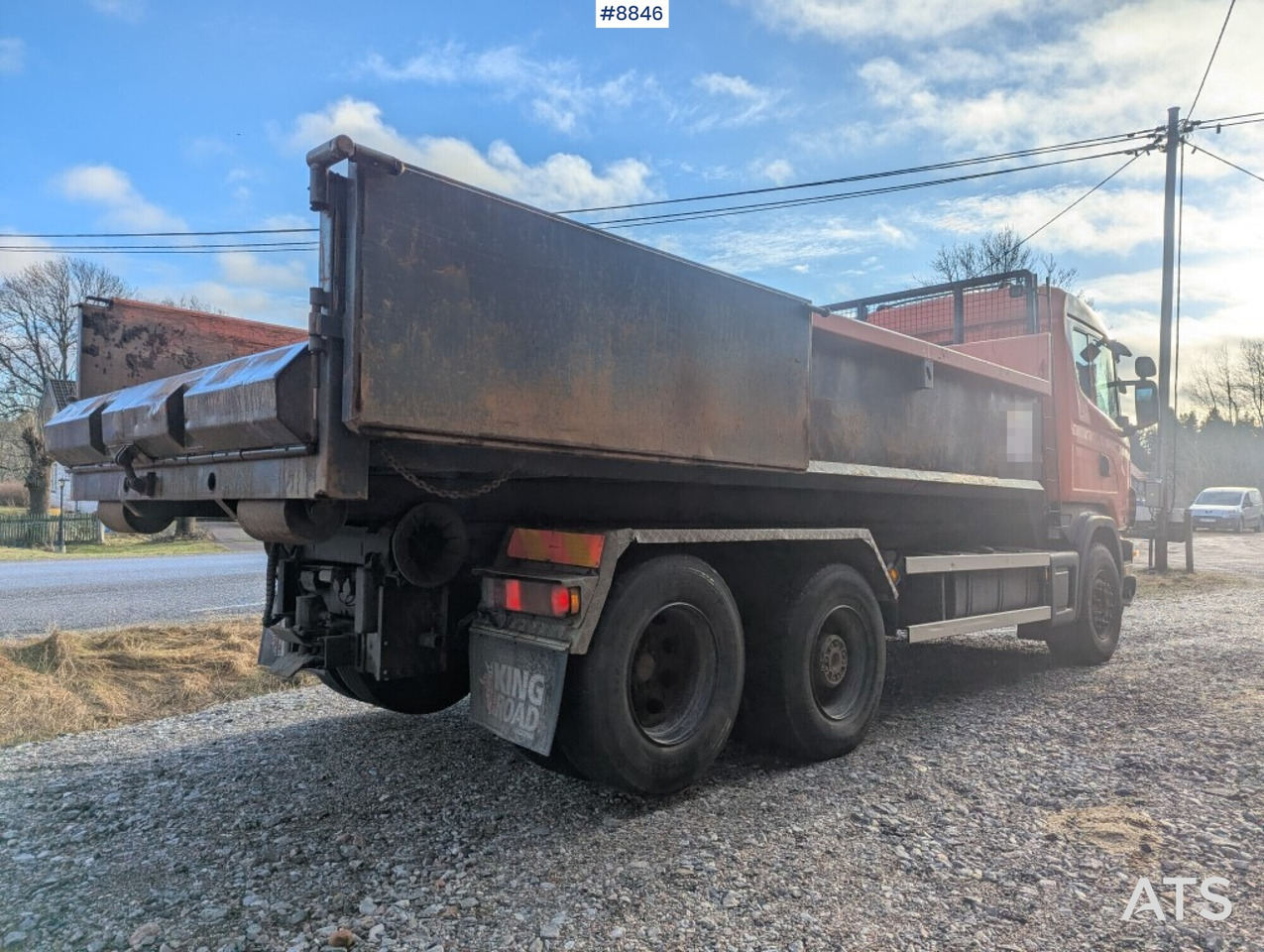 Hook Truck Scania R124BG 6x2 with gravel flatbed (SEE VIDEO) - Lastbil kroghejs: billede 5 Hook Truck Scania R124BG 6x2 with gravel flatbed (SEE VIDEO) - Lastbil kroghejs: billede 5