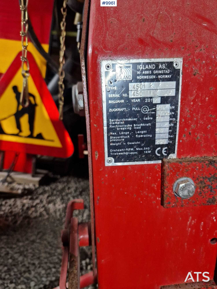 Igland luning winch - Spil: billede 2 Igland luning winch - Spil: billede 2