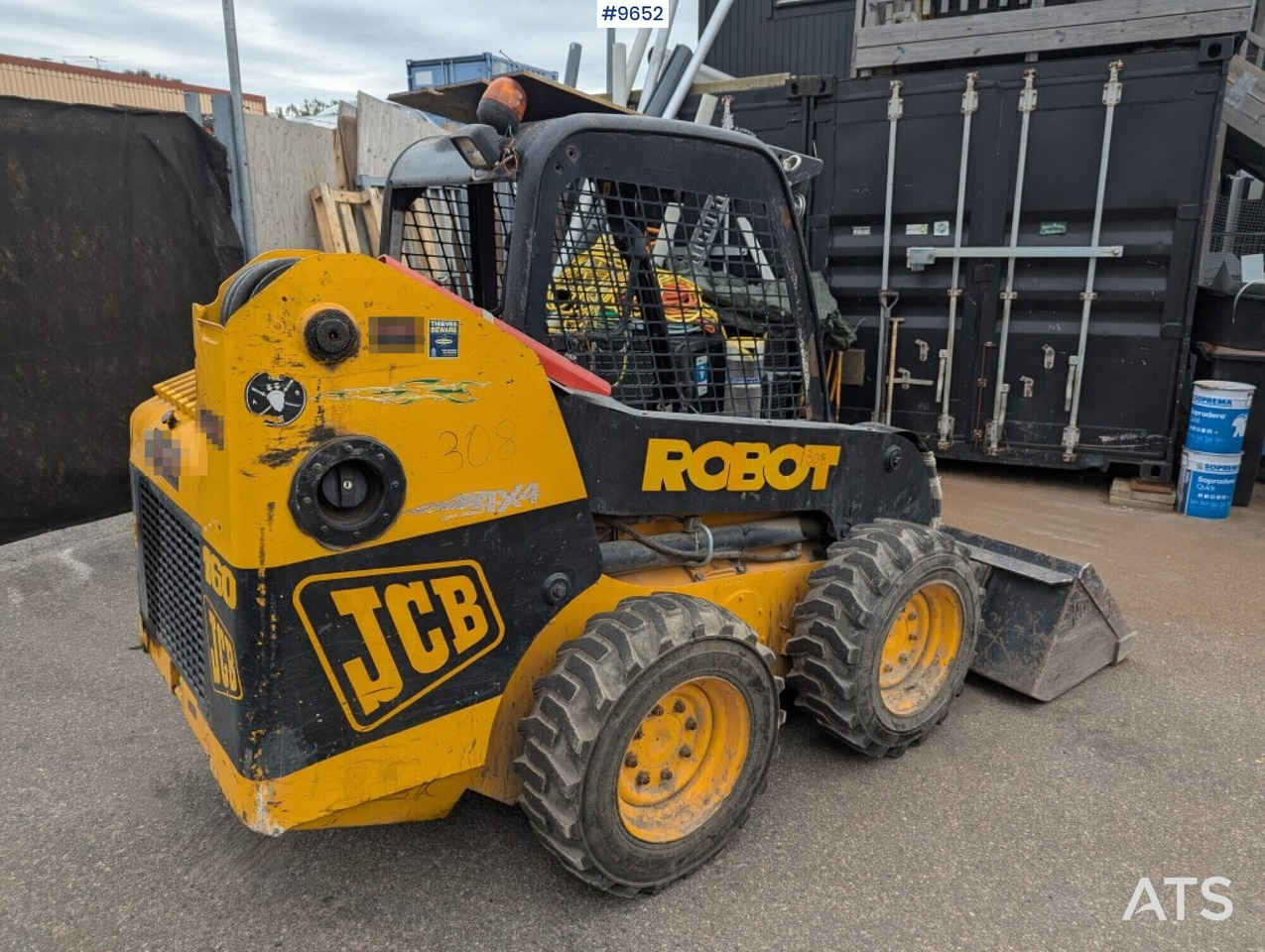 JCB Robot 160 tool carrier with grading bucket - Minilæsser: billede 4 JCB Robot 160 tool carrier with grading bucket - Minilæsser: billede 4