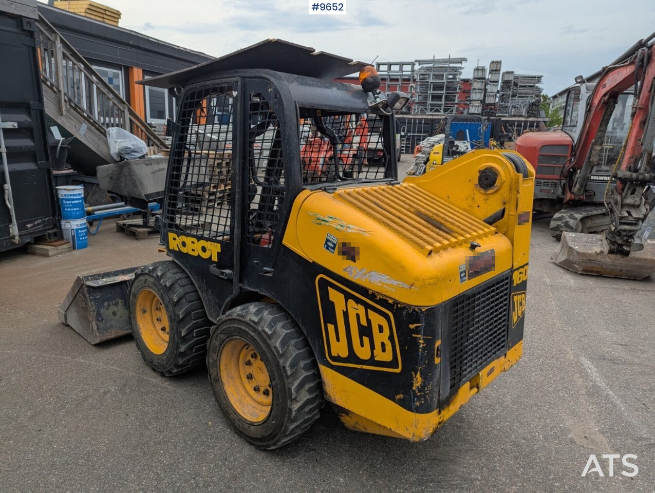 JCB Robot 160 tool carrier with grading bucket - Minilæsser: billede 3 JCB Robot 160 tool carrier with grading bucket - Minilæsser: billede 3