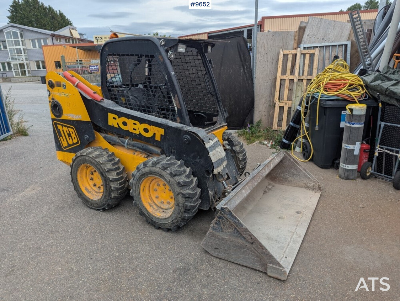 JCB Robot 160 tool carrier with grading bucket - Minilæsser: billede 2 JCB Robot 160 tool carrier with grading bucket - Minilæsser: billede 2